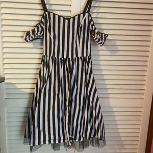 Stripped Dress from HotTopic